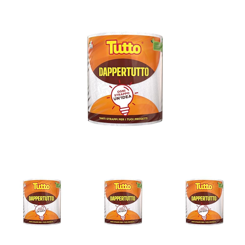 Tutto Dappertutto carta multiuso 2 veli 6 bobine x 400 strappi assorbente