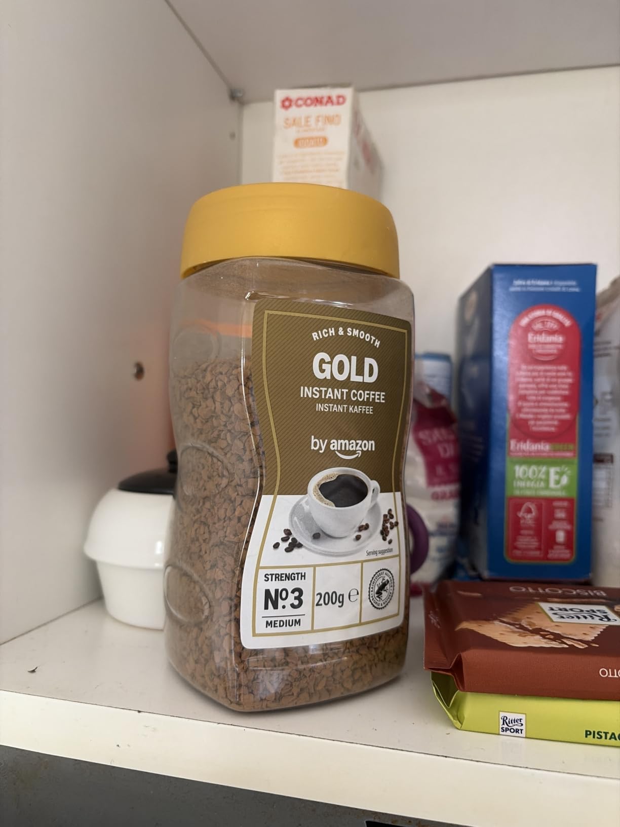 by Amazon Gold caffè solubile 200g tostatura media