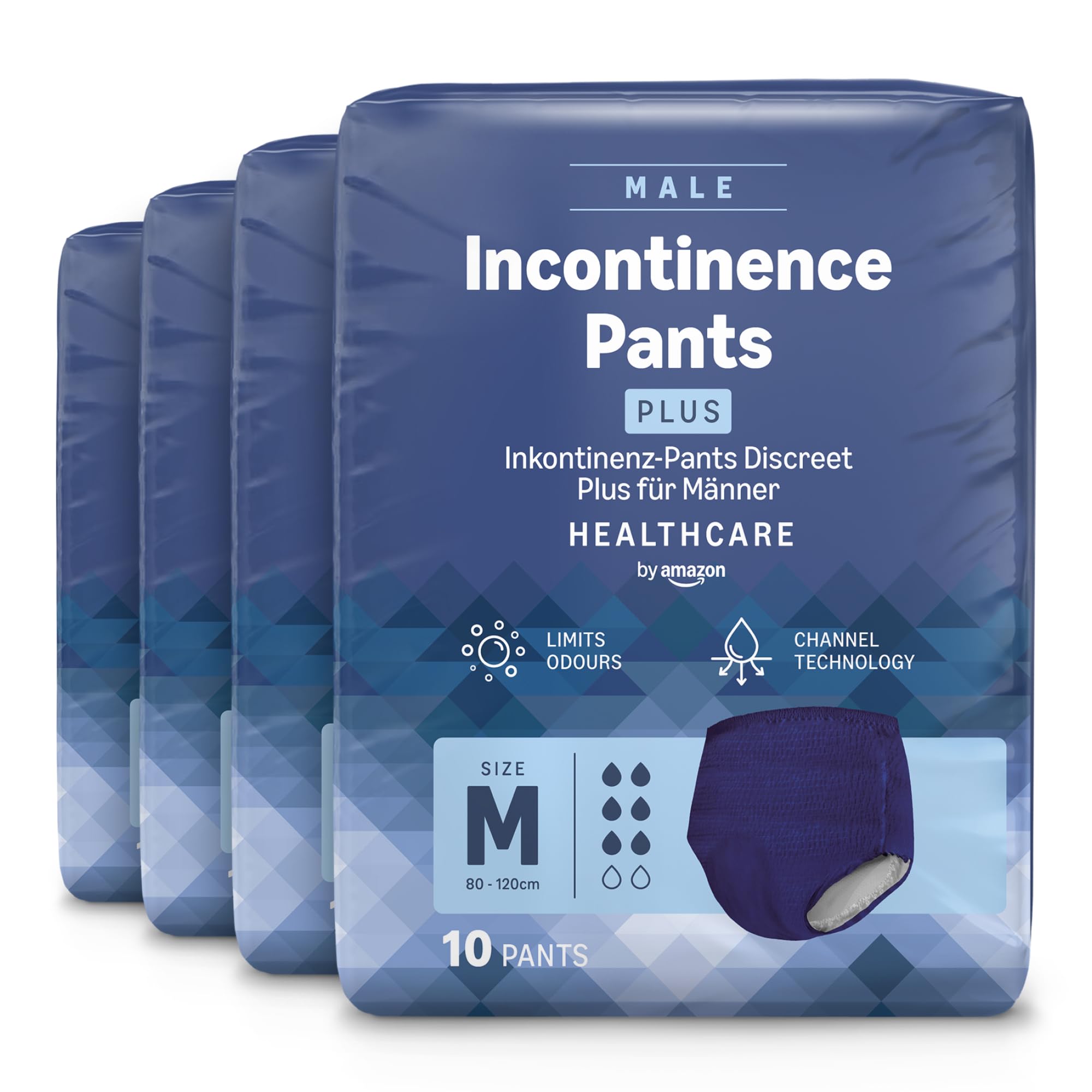 Healthcare by Amazon slip assorbenti uomo L Plus 40 pezzi