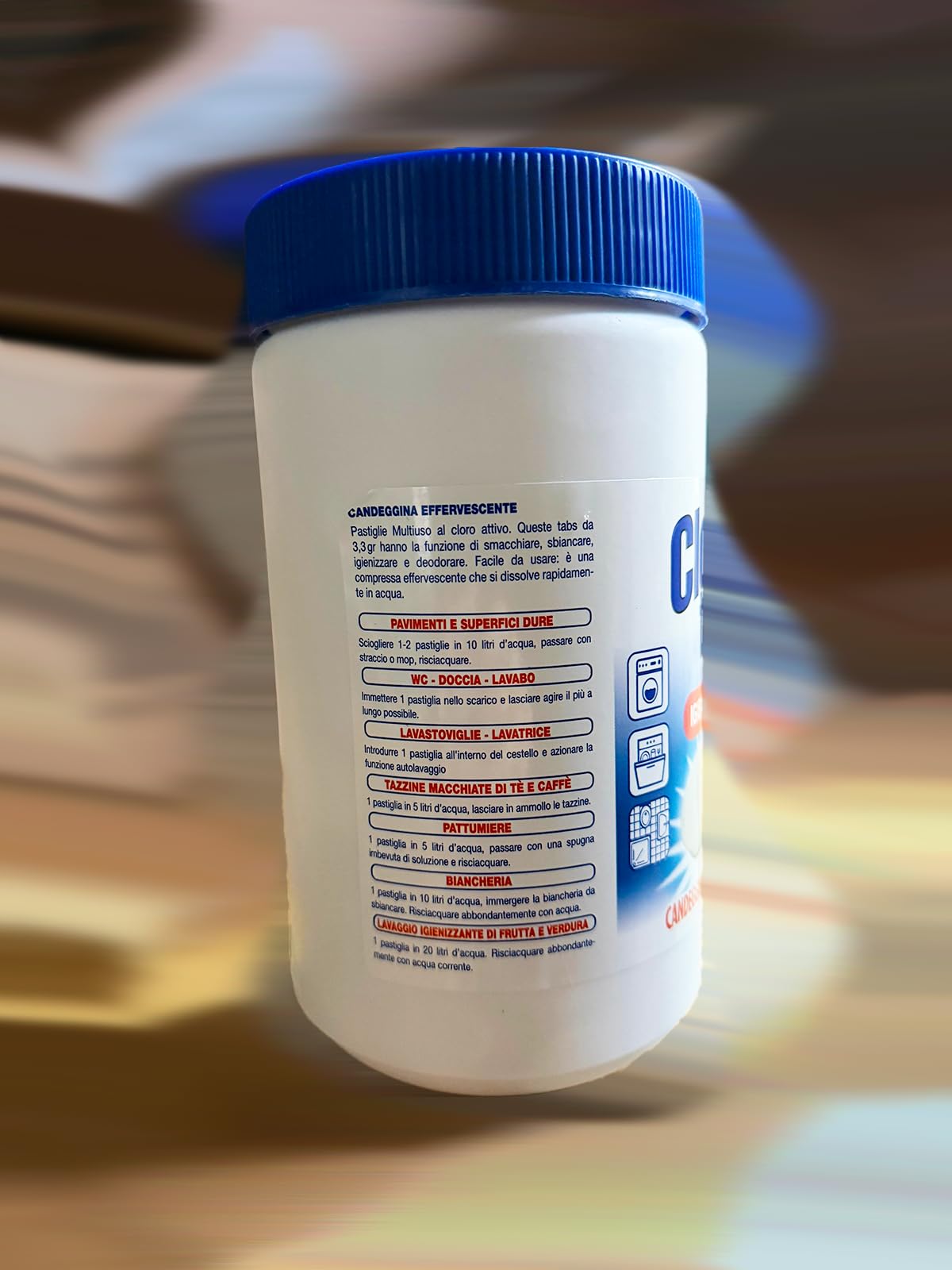 AkitaInk Cloro Tabs pastiglie candeggina 2 kg igienizzanti