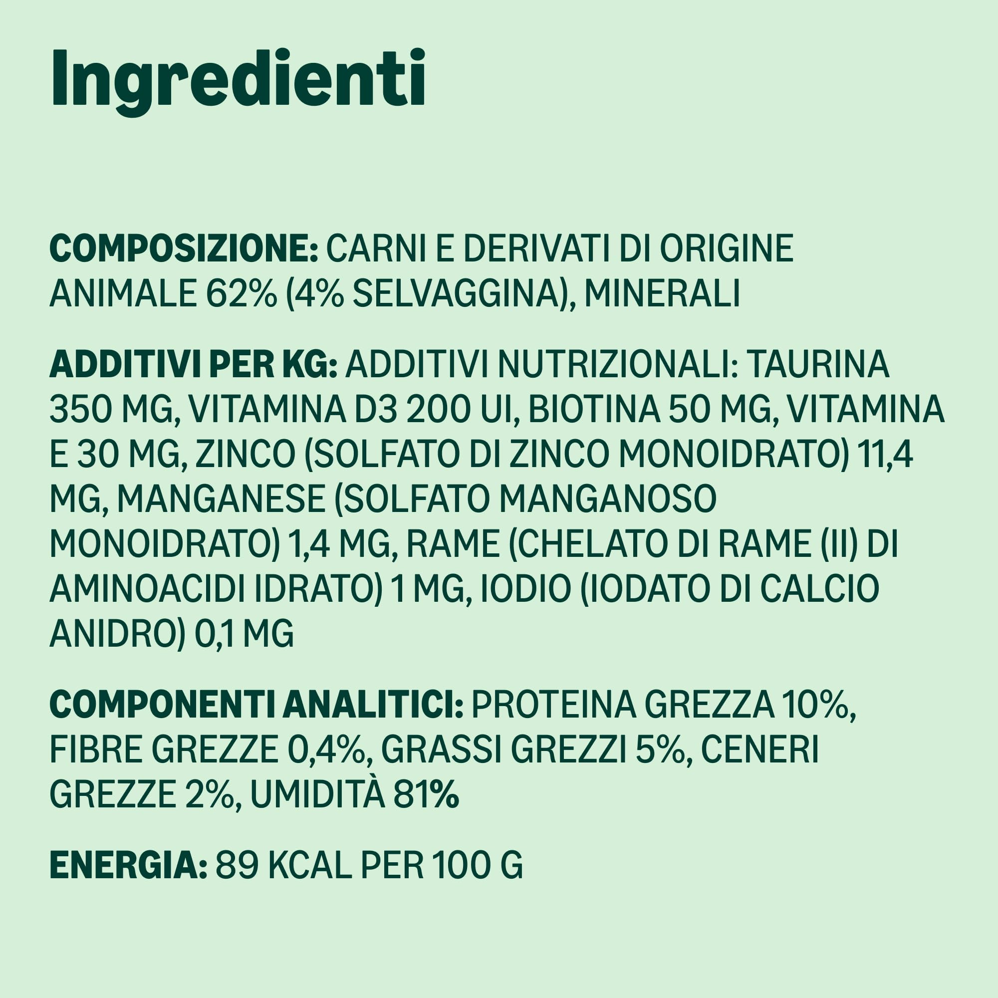 by Amazon Paté di Selvaggina Cibo per Gatti 100 g x16