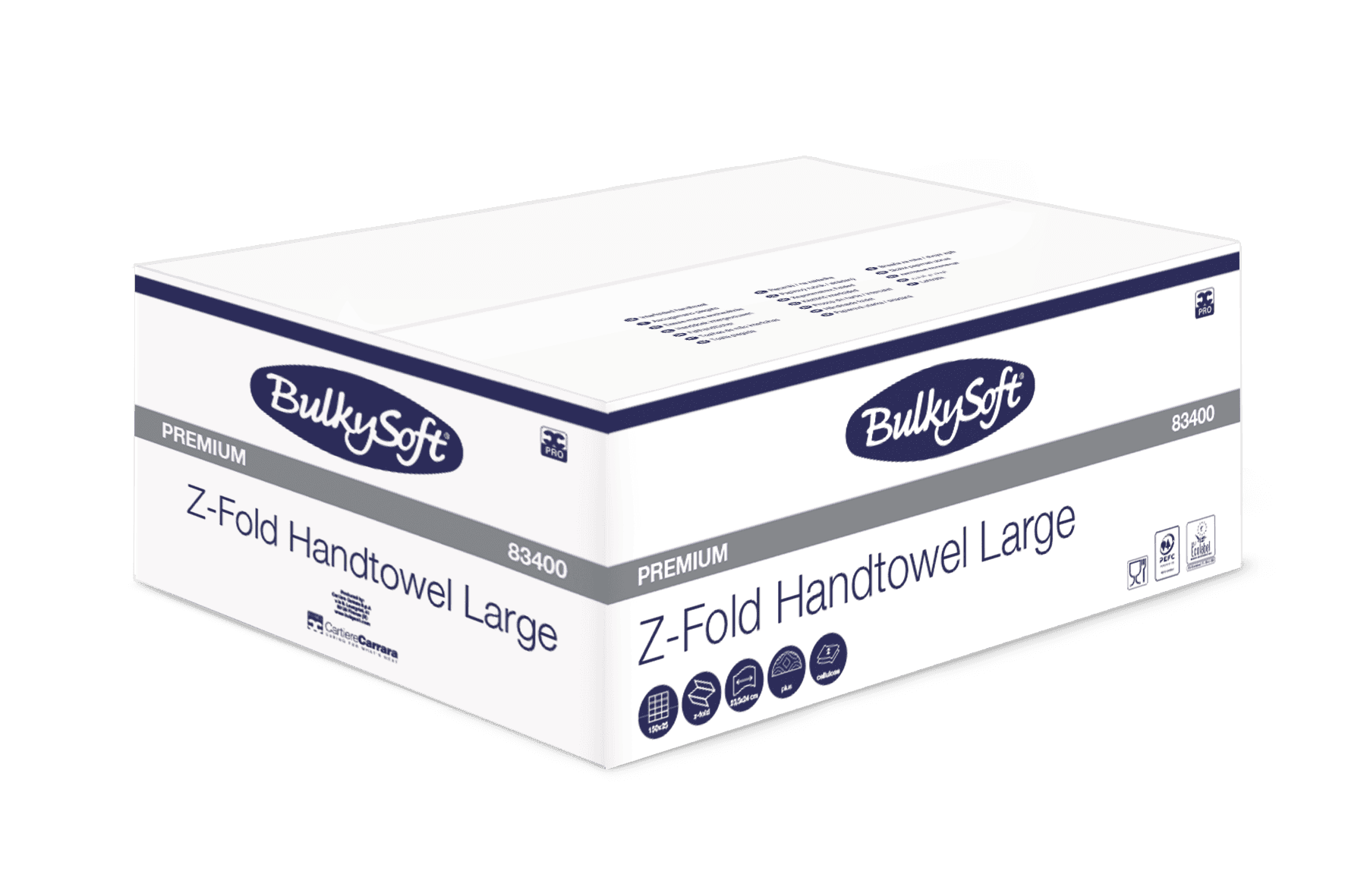 Bulkysoft Premium Z-Fold Large asciugamani piegati