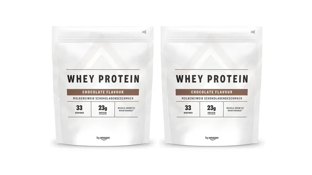 by Amazon Nutrition Proteine Siero Latte Cioccolato 2x1 kg 33 porzioni