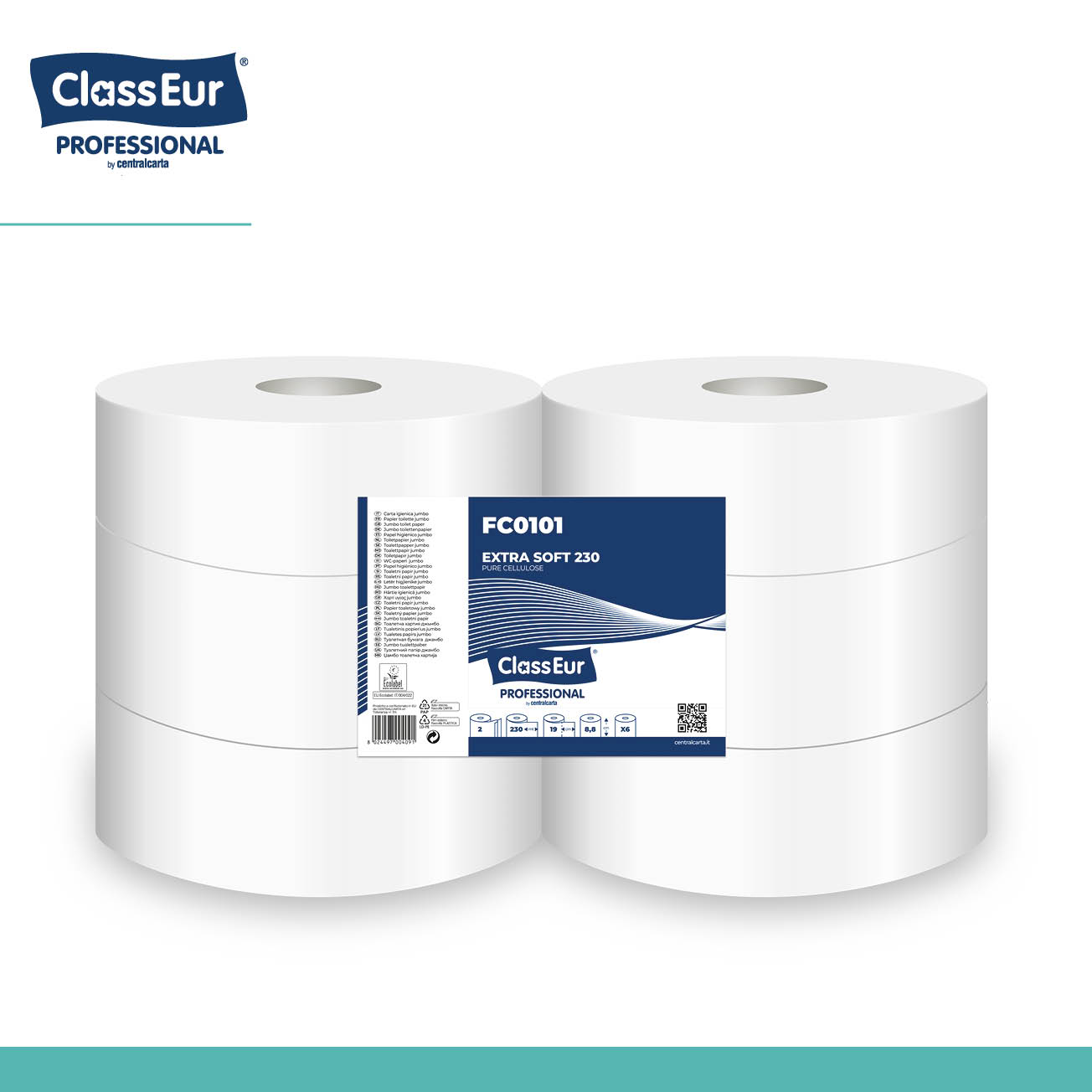 Centralcarta Extra Soft 230 carta igienica jumbo