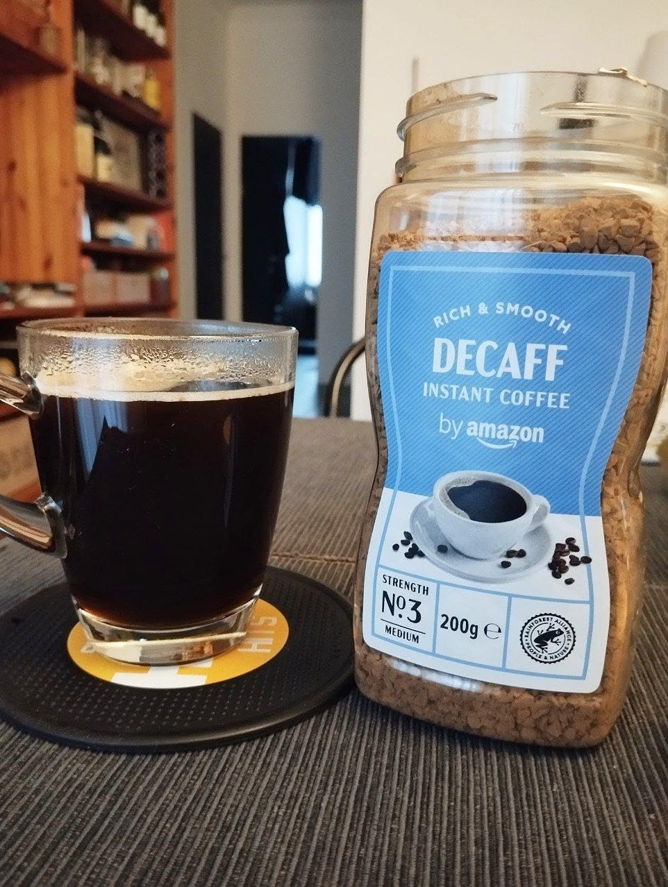 by Amazon Gold Caffè Solubile Decaffeinato 200 g Intensità 3