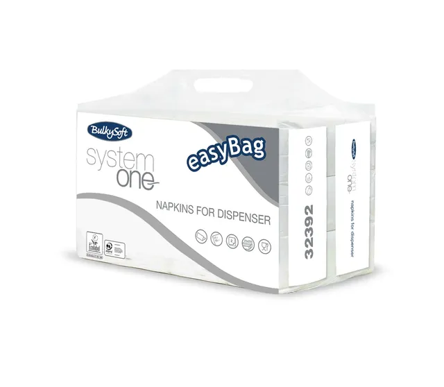 Bulkysoft System One Tovagliolo 2 Veli Compatto Easybag