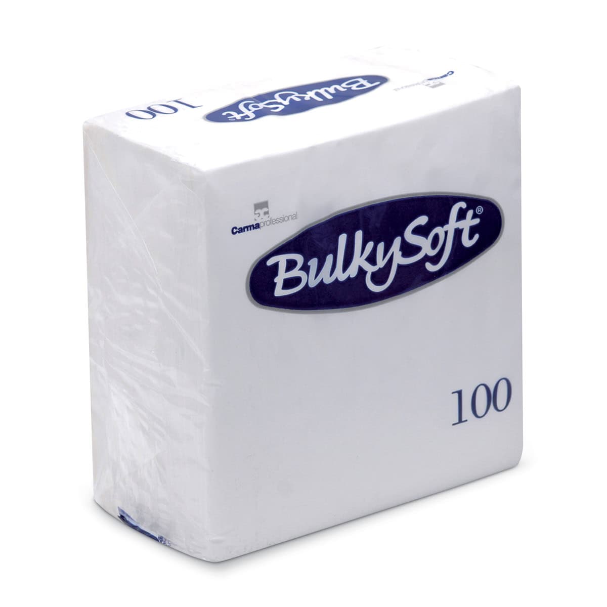 Bulkysoft tovaglioli 24x24 2 veli 100 pezzi bianchi