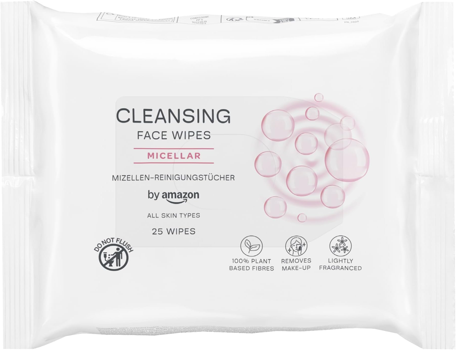 by Amazon Pantenolo Salviette Detergenti Viso 25 Pezzi delicate