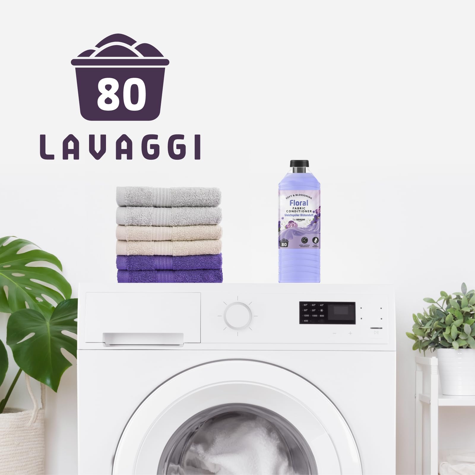 by Amazon Ammorbidente Floreale 80 Lavaggi 2 L