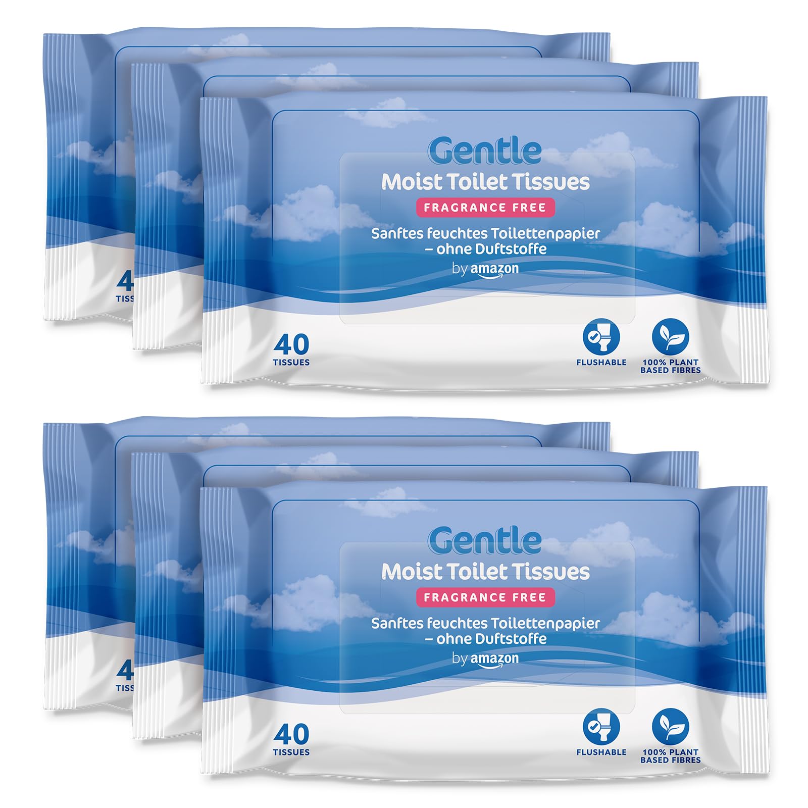 by Amazon Salviette Umide Aloe Vera 240 pezzi Gettabili WC