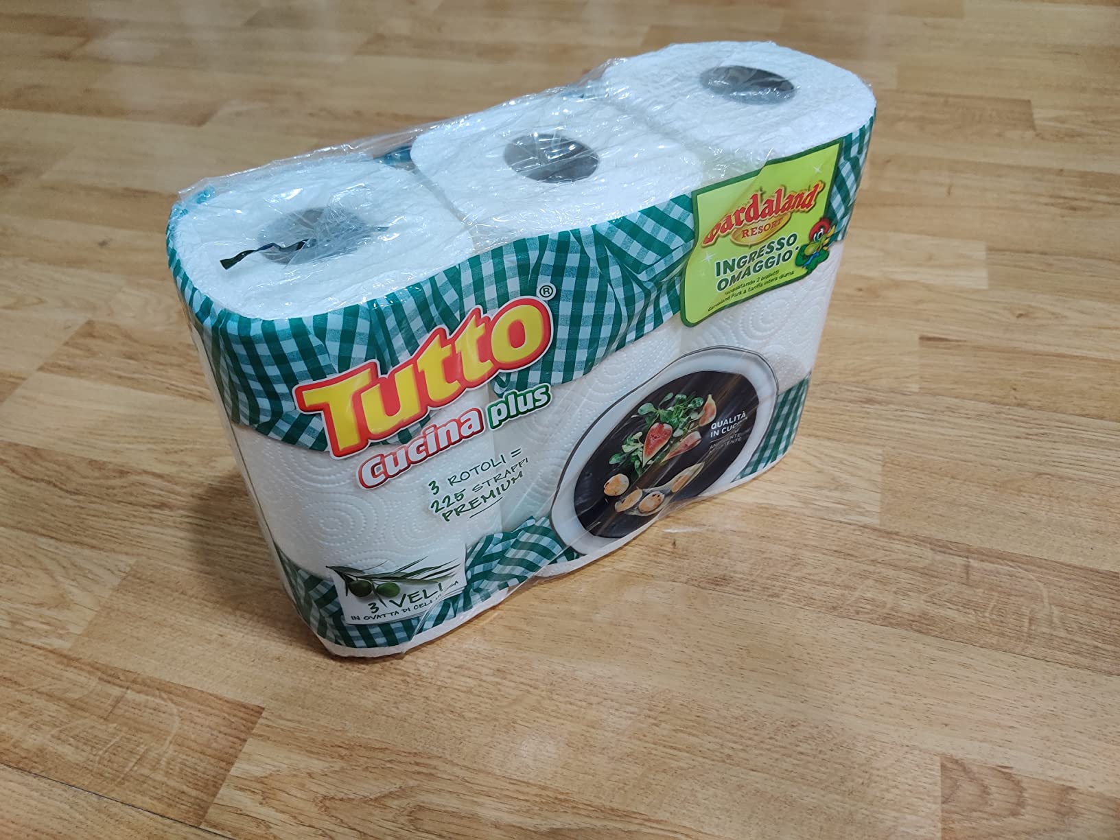 Tutto Cucina Plus carta cucina 3 veli 30 rotoli x 75 strappi assorbente