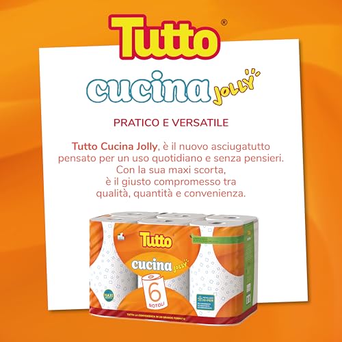 Tutto Cucina Jolly Asciugatutto Decorato 6 Rotoli