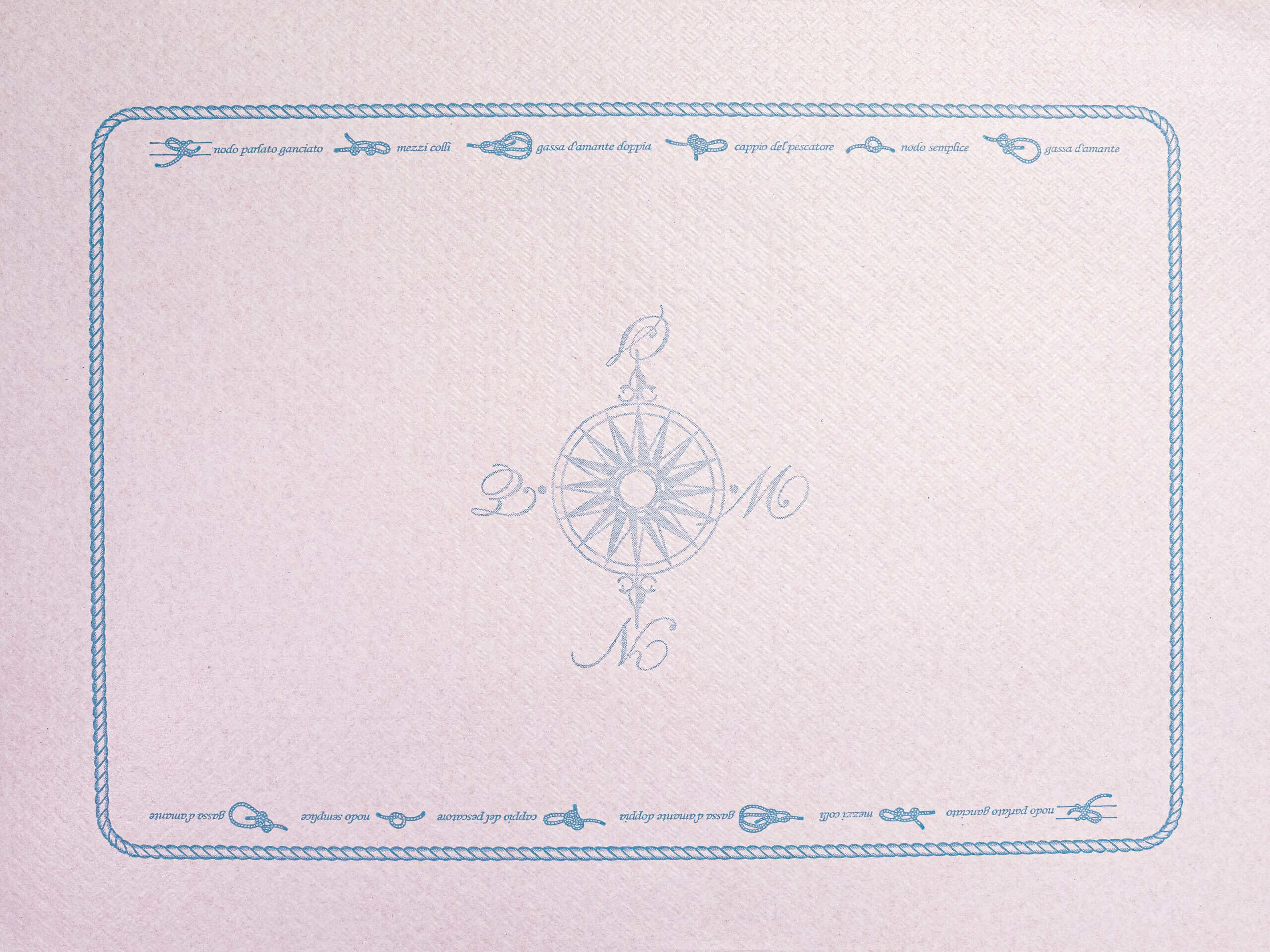 Bulkysoft tovagliette 30x40 Deco Sailor monouso
