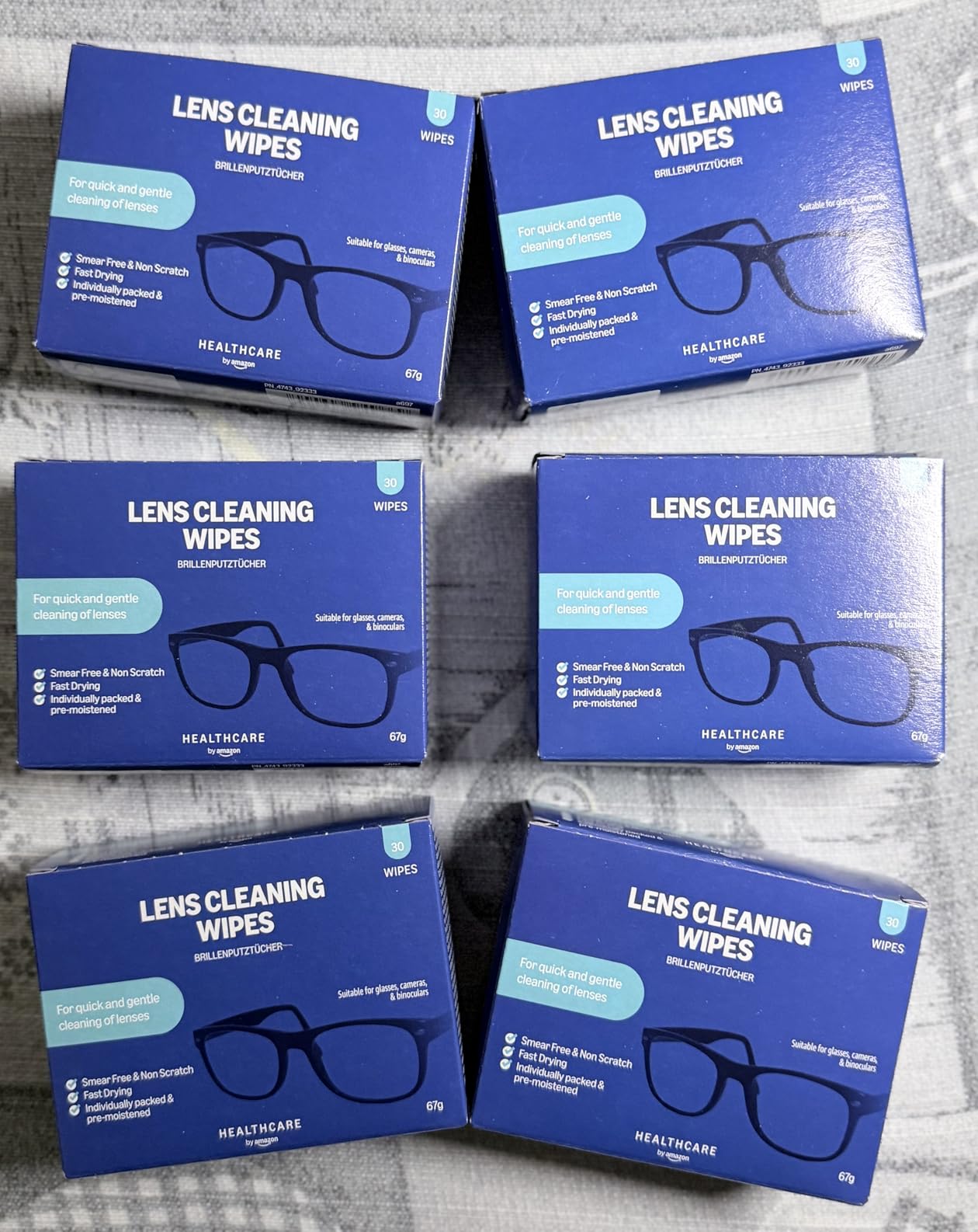 Healthcare by Amazon salviette lenti 180 pezzi monodose