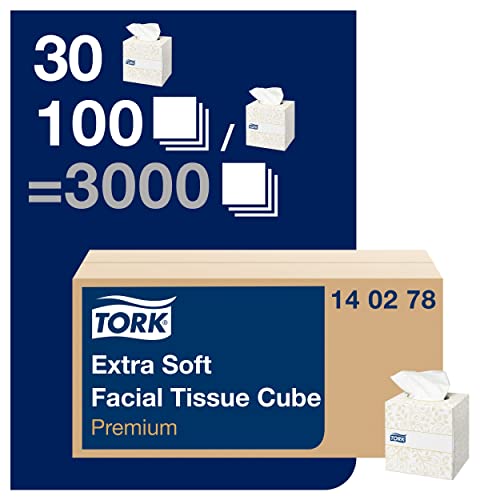 Tork Premium Extra Soft Veline Viso Cubo 30x100 pz 2 veli