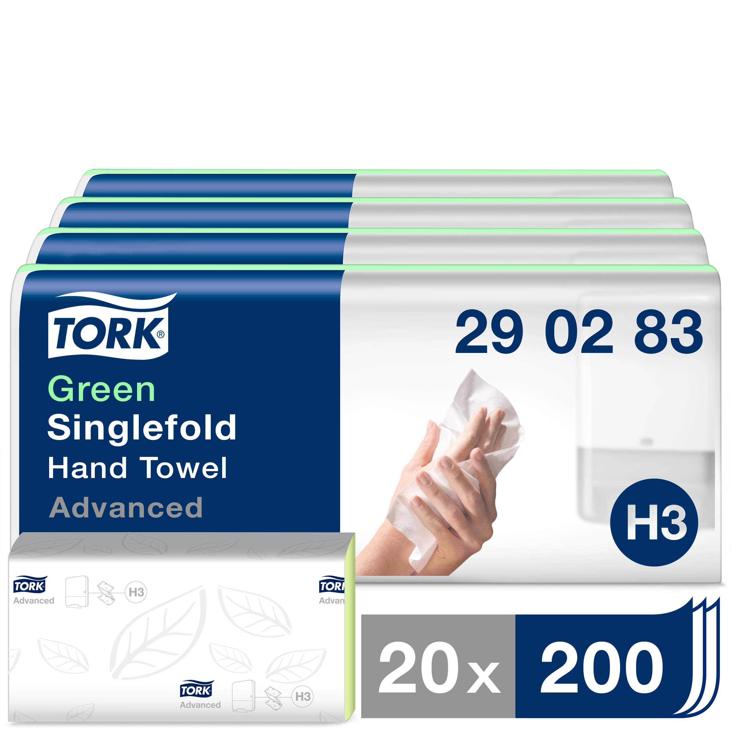 Tork 290283 Advanced asciugamani piegati a V 4000 pezzi 2 veli