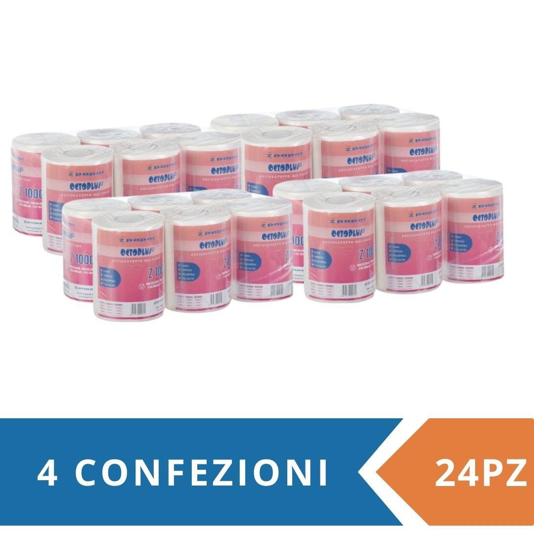 Zpaper Z1000 Octoplus asciugatutto 24 rotoli 2 veli