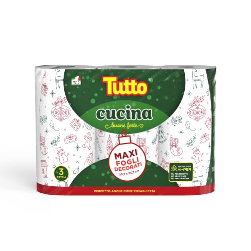 Tutto Cucina Style Christmas Edition carta cucina 3 rotoli