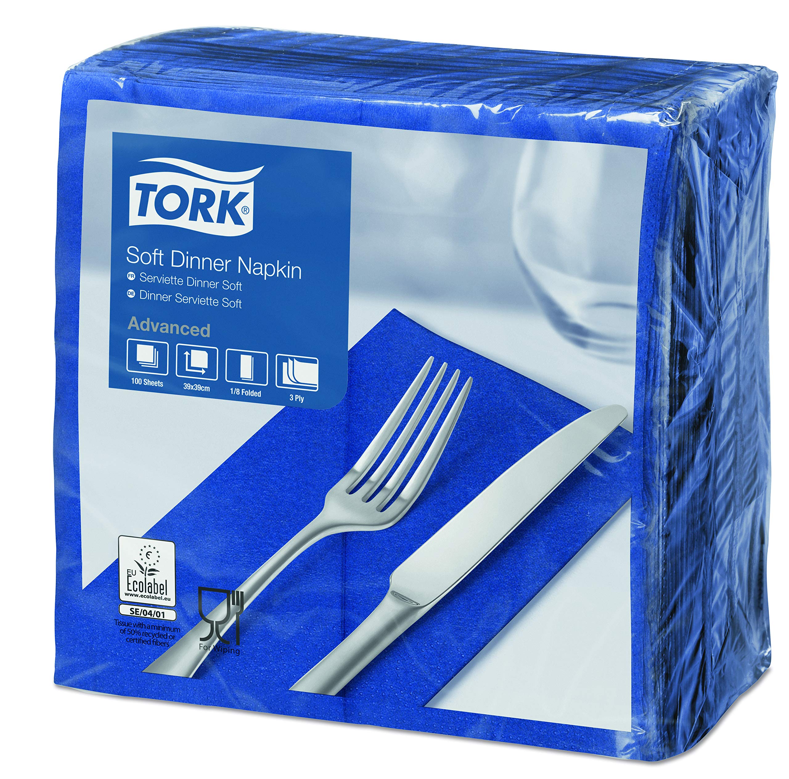 Tork Dinner Soft 477618 tovaglioli bordeaux 1200 pz 3 veli