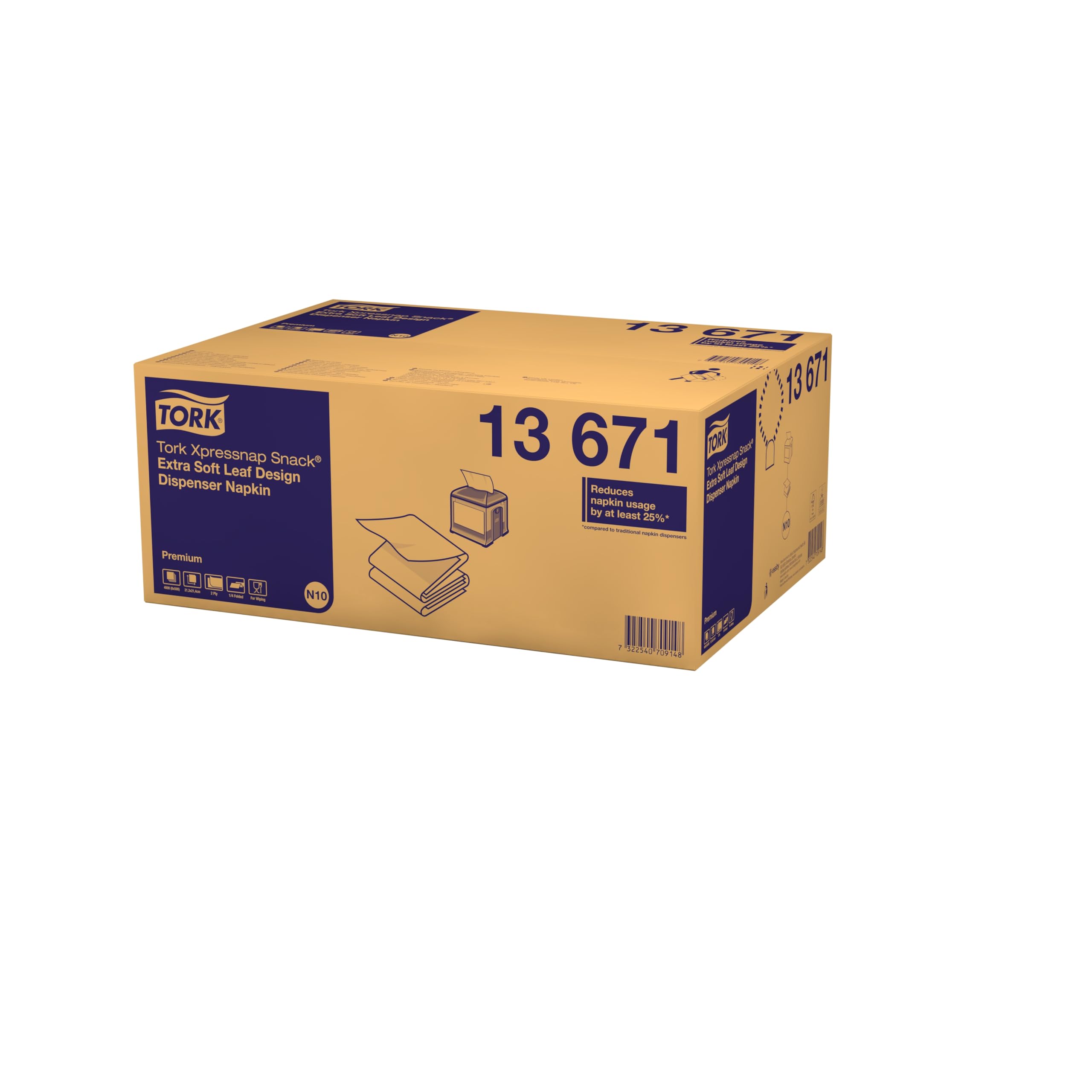 Tork 13671 Tovaglioli Xpressnap 4000 pezzi 2 veli Bianchi