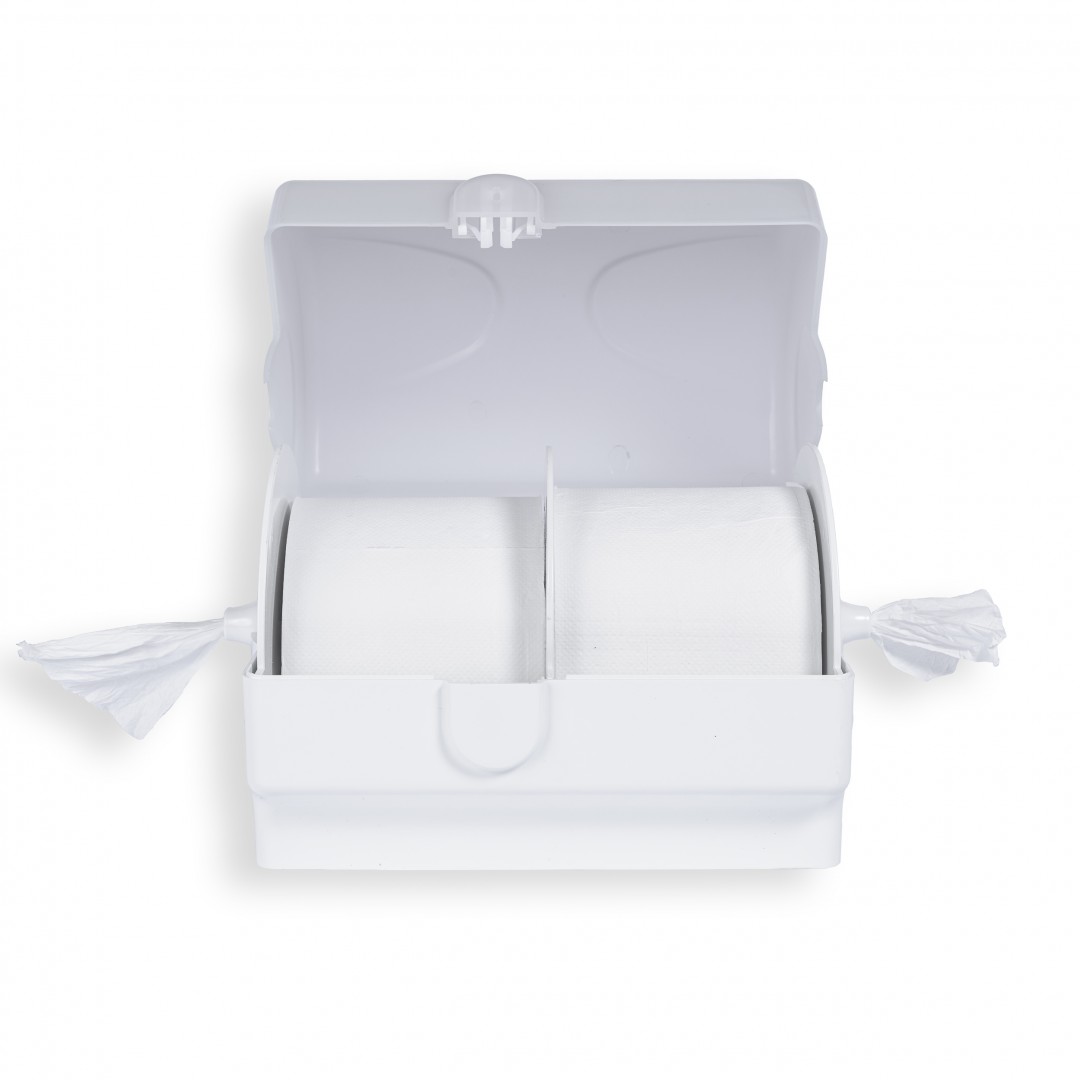 Zpaper D500D dispenser carta igienica doppio bianco