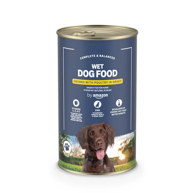 by Amazon cibo umido cane bocconcini pollo 1,24kg