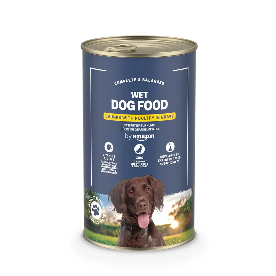 by Amazon cibo umido cane bocconcini pollo 1,24kg