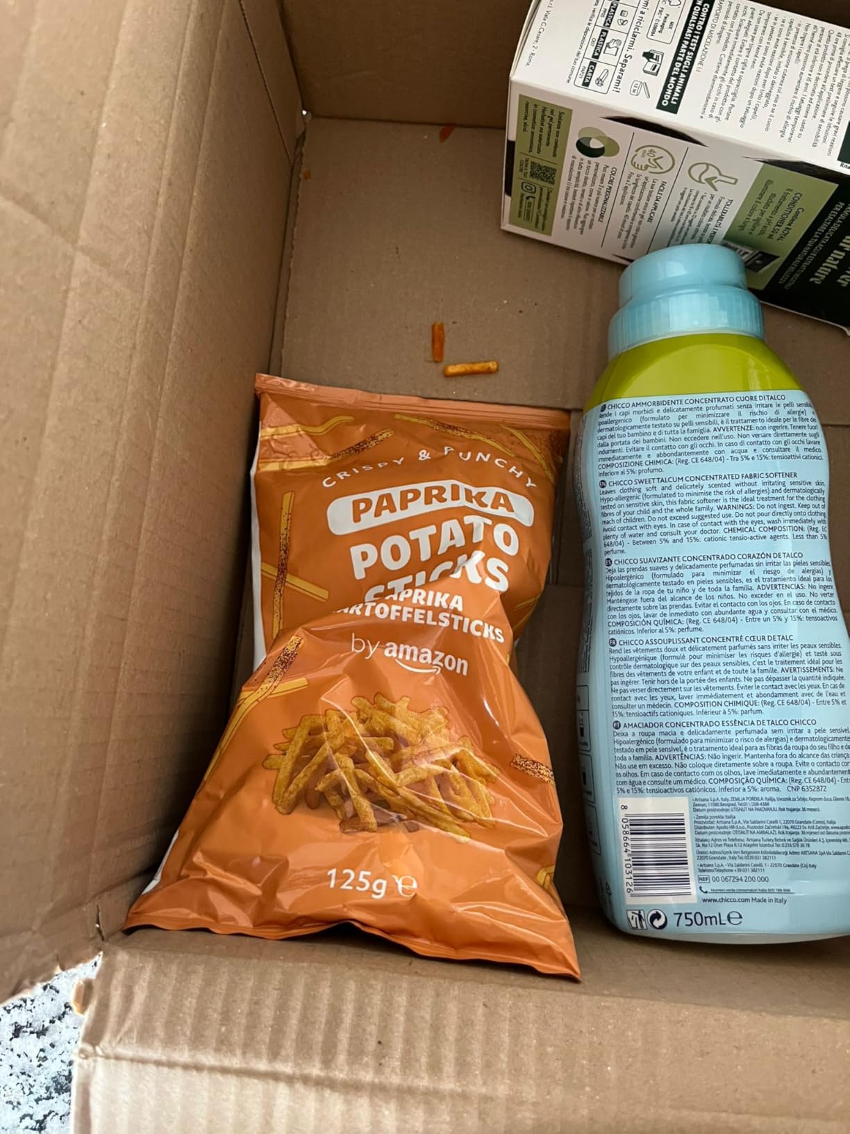 by Amazon Paprika bastoncini di patate 125 g snack