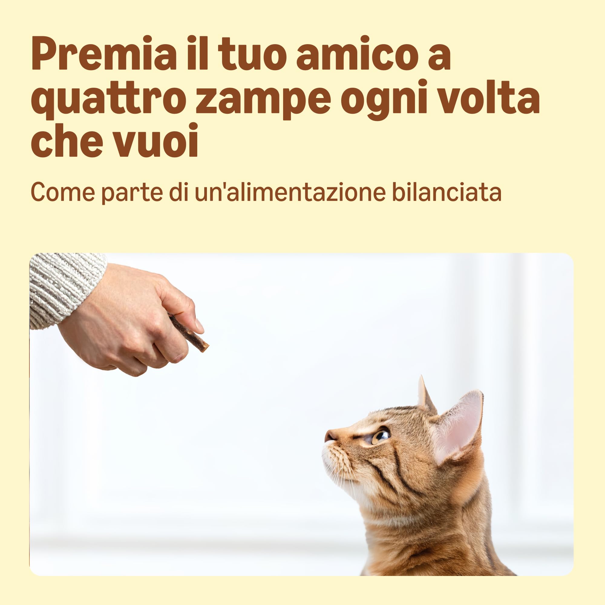 by Amazon Bastoncini Gatti pollo fegato snack 50 g senza cereali