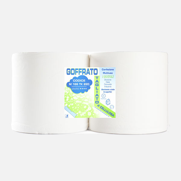Cesa Carta Puretta Goffrata bobina industriale