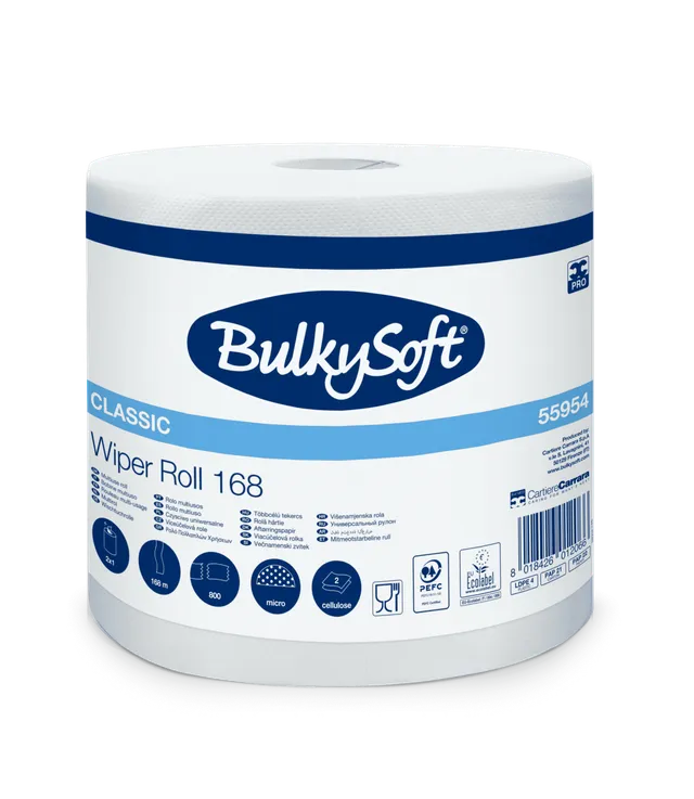 Bulkysoft Classic 168 rotolo wiper in carta