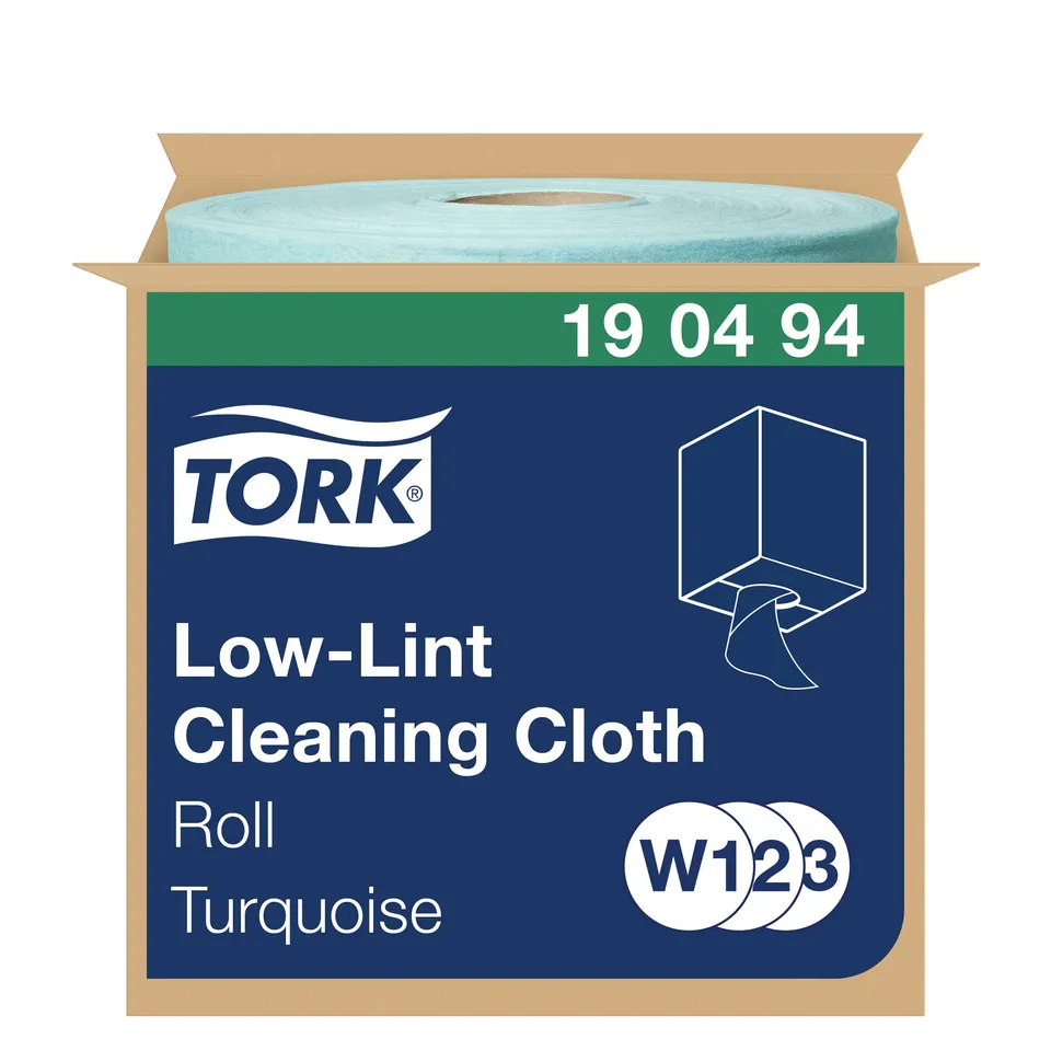 Tork 190494 panno pulizia rotolo turchese 180 m senza residui