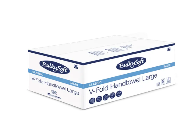 Bulkysoft Classic Large asciugamani piegati a V