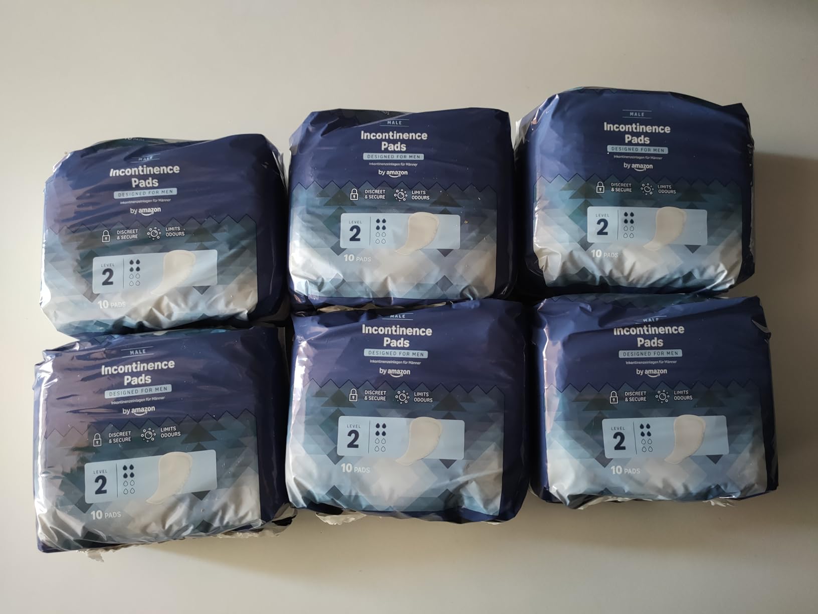 by Amazon assorbenti uomo assorbenza media 60 pezzi bianchi