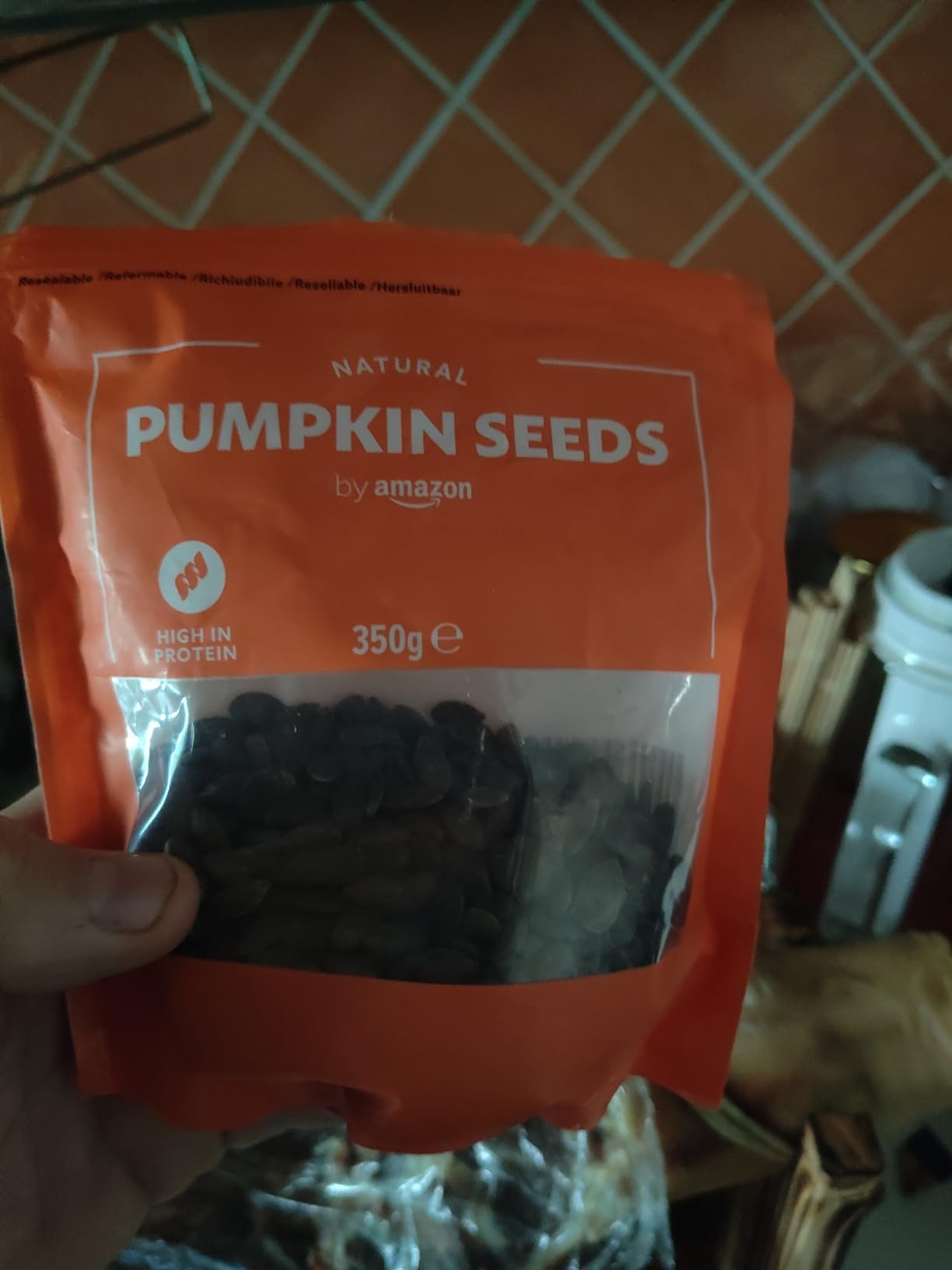 by Amazon semi di zucca naturali 4x350g sgusciati
