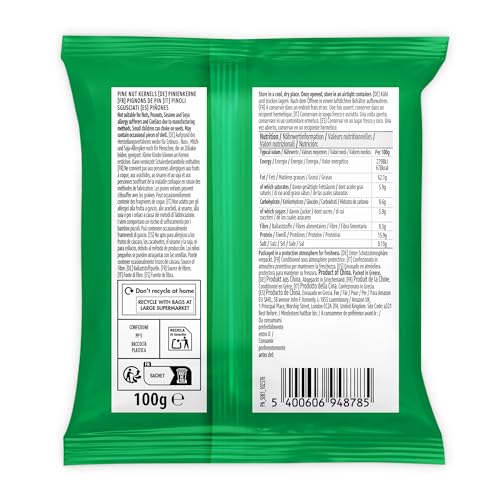 by Amazon Pinoli Naturali 100 g non salati