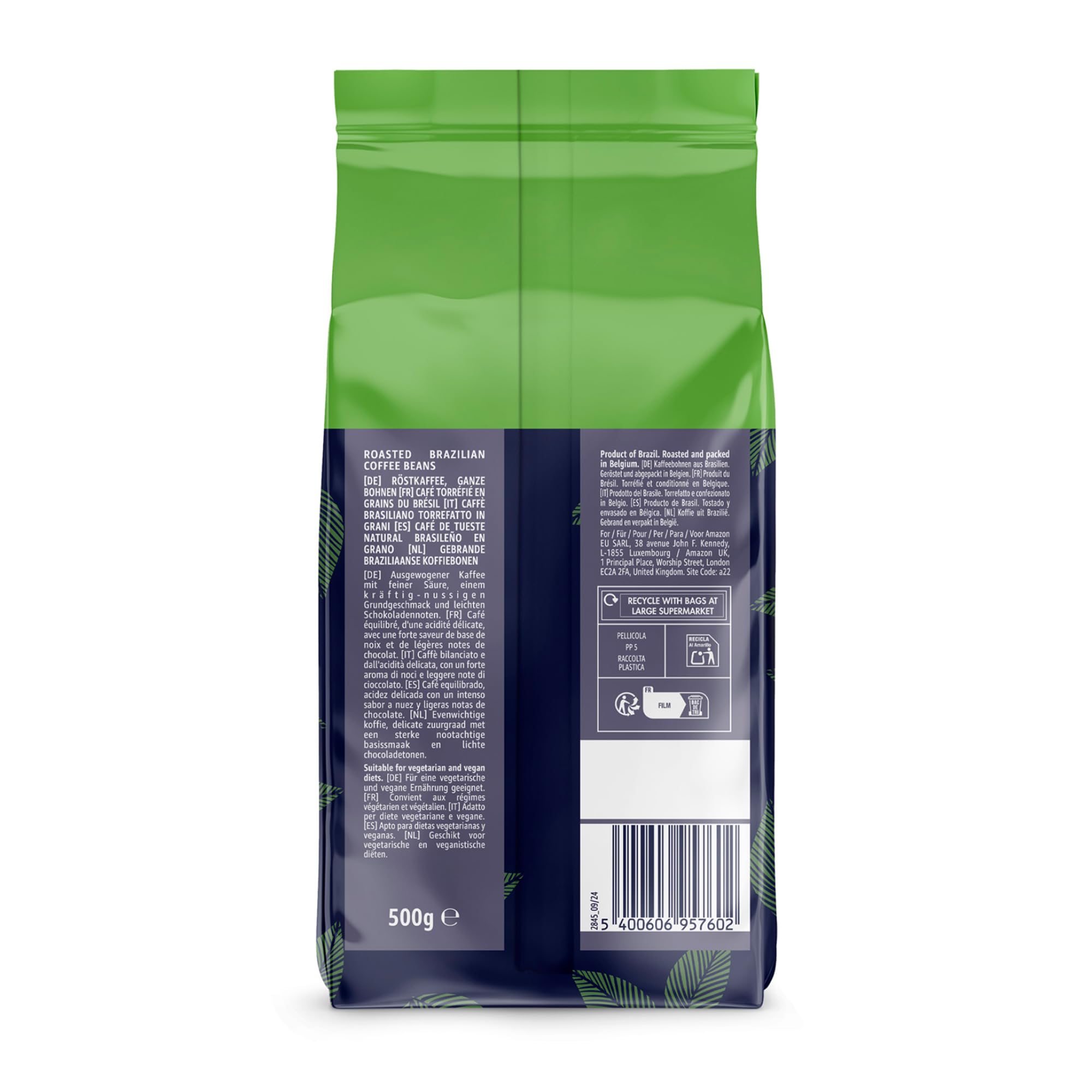 by Amazon caffè brasiliano in grani 1 kg arabica tostatura media