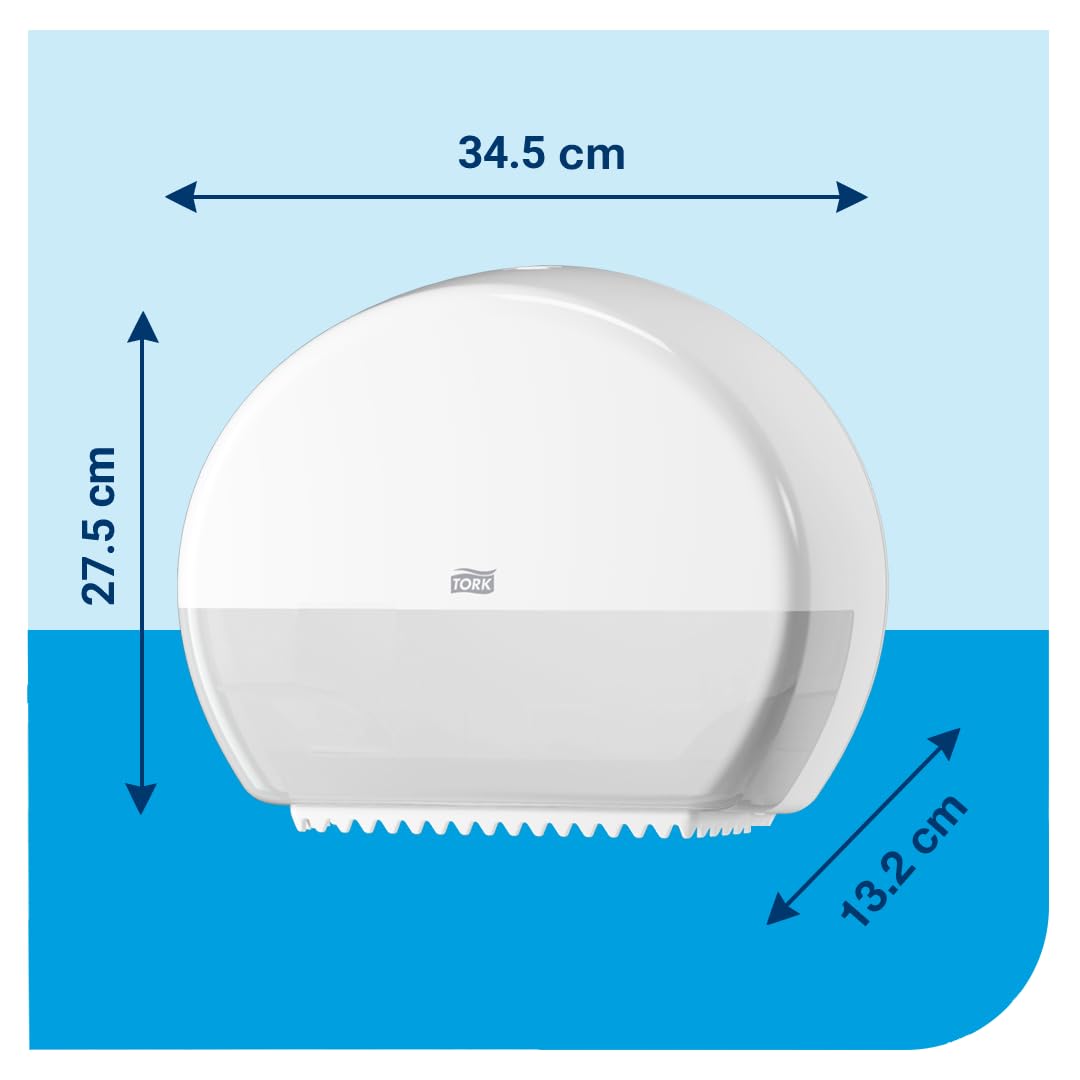 Tork Elevation 555000 dispenser carta igienica bianco Mini Jumbo