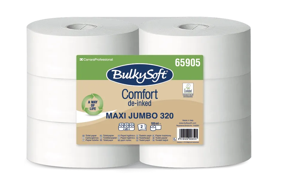 Bulkysoft Comfort Maxi Jumbo carta igienica 320 metri