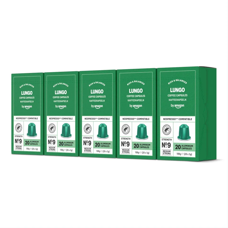 by Amazon Lungo capsule caffè Nespresso 100 pezzi