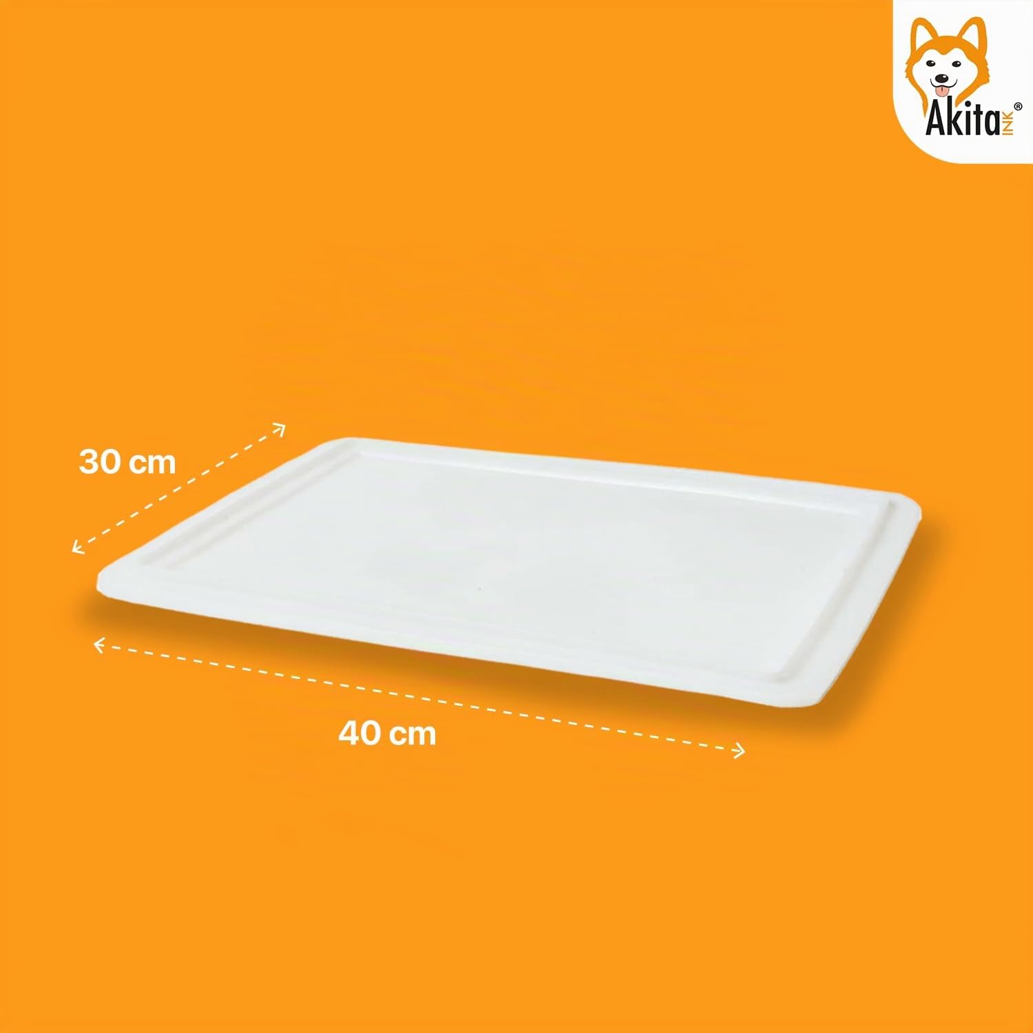Akitaink contenitore lievitazione 30x40x10 cm con coperchio