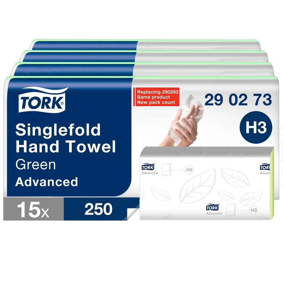 Tork Singlefold 290273 Asciugamani Carta Verde H3