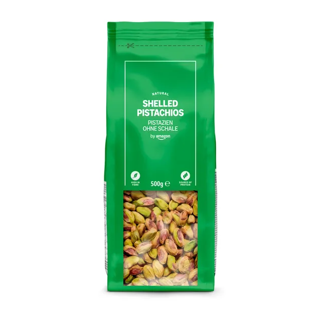 by Amazon Naturale pistacchi sgusciati 500 g non salati