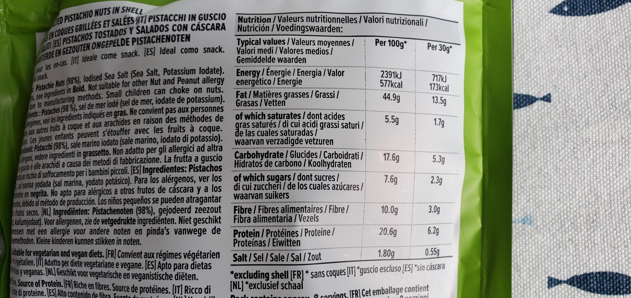 by Amazon Pistacchi Tostati Salati 200 g in Guscio