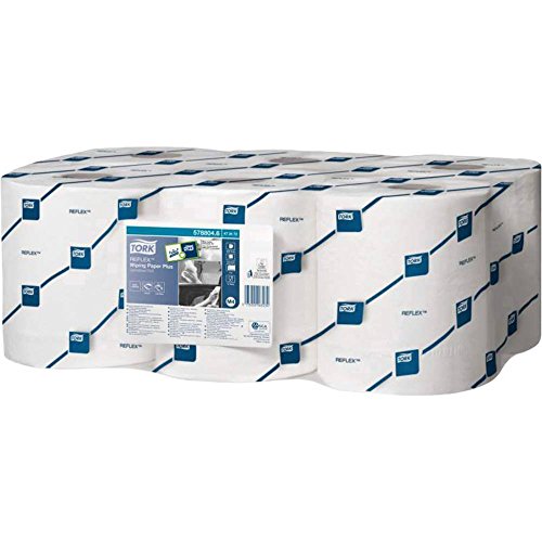 Tork Reflex 473242 carta asciugatura 6 rotoli bianco monovelo