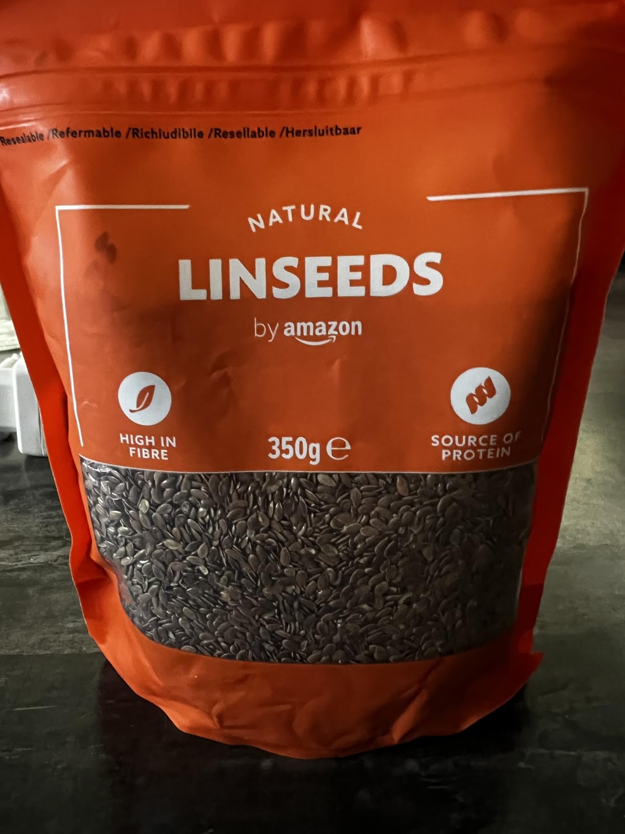 by Amazon semi di lino 350g ricchi di fibre