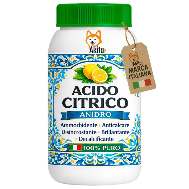 Akitaink Acido Citrico anticalcare in polvere 1 kg puro