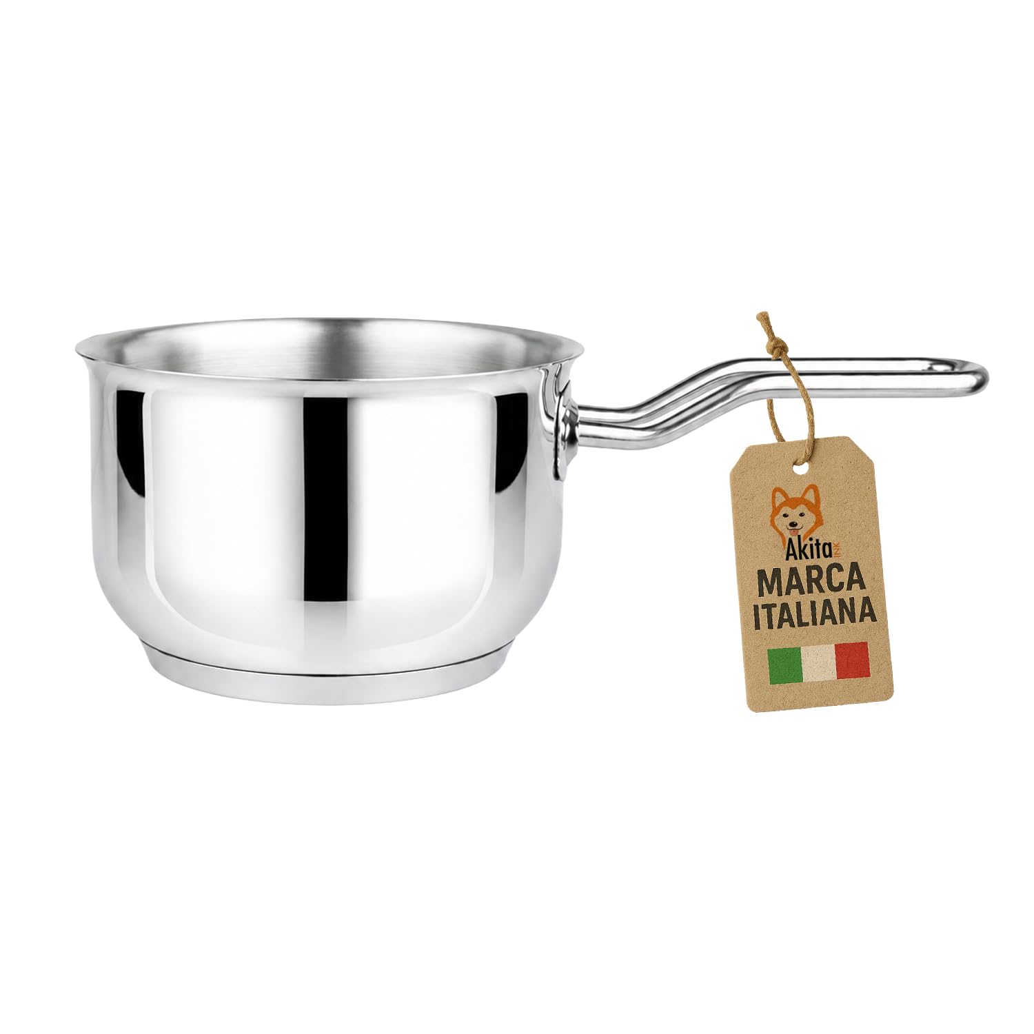 Akitaink Casseruola Conica 12 cm Bollilatte Acciaio Inox