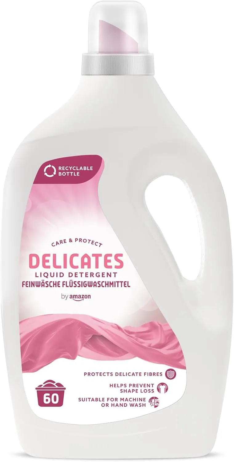 by Amazon Detersivo Liquido Delicati 3 L 60 lavaggi protettivo