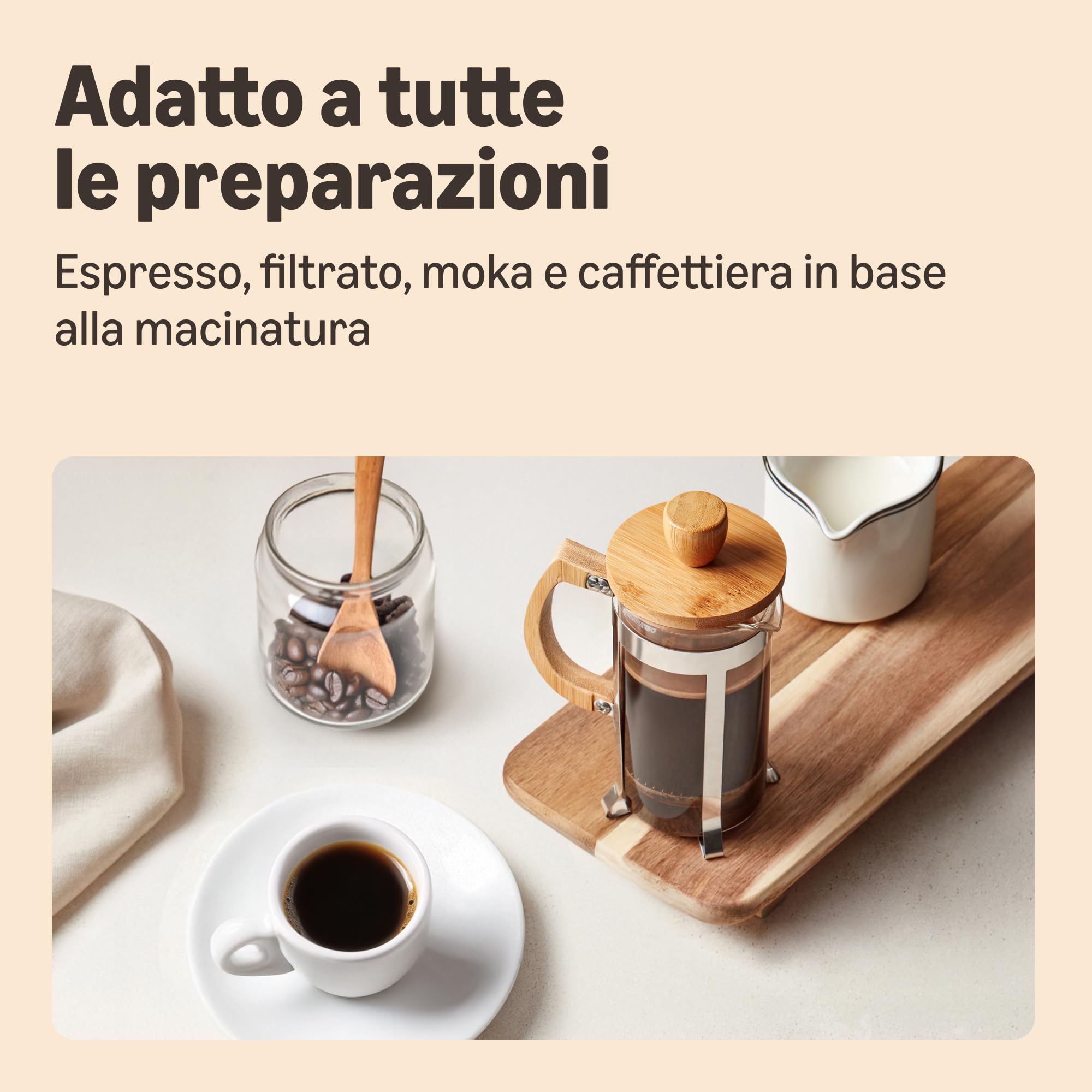 by Amazon 100% Arabica caffe in grani 2kg tostatura media
